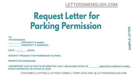 request letter for parking space in office|Permission Request Letter to Use the Parking Lot .